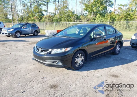 2013 Honda Civic Hybrid from USA, damaged, VIN 19XFB4F26DE200706